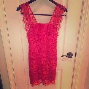 For Love & Lemons Red Dress